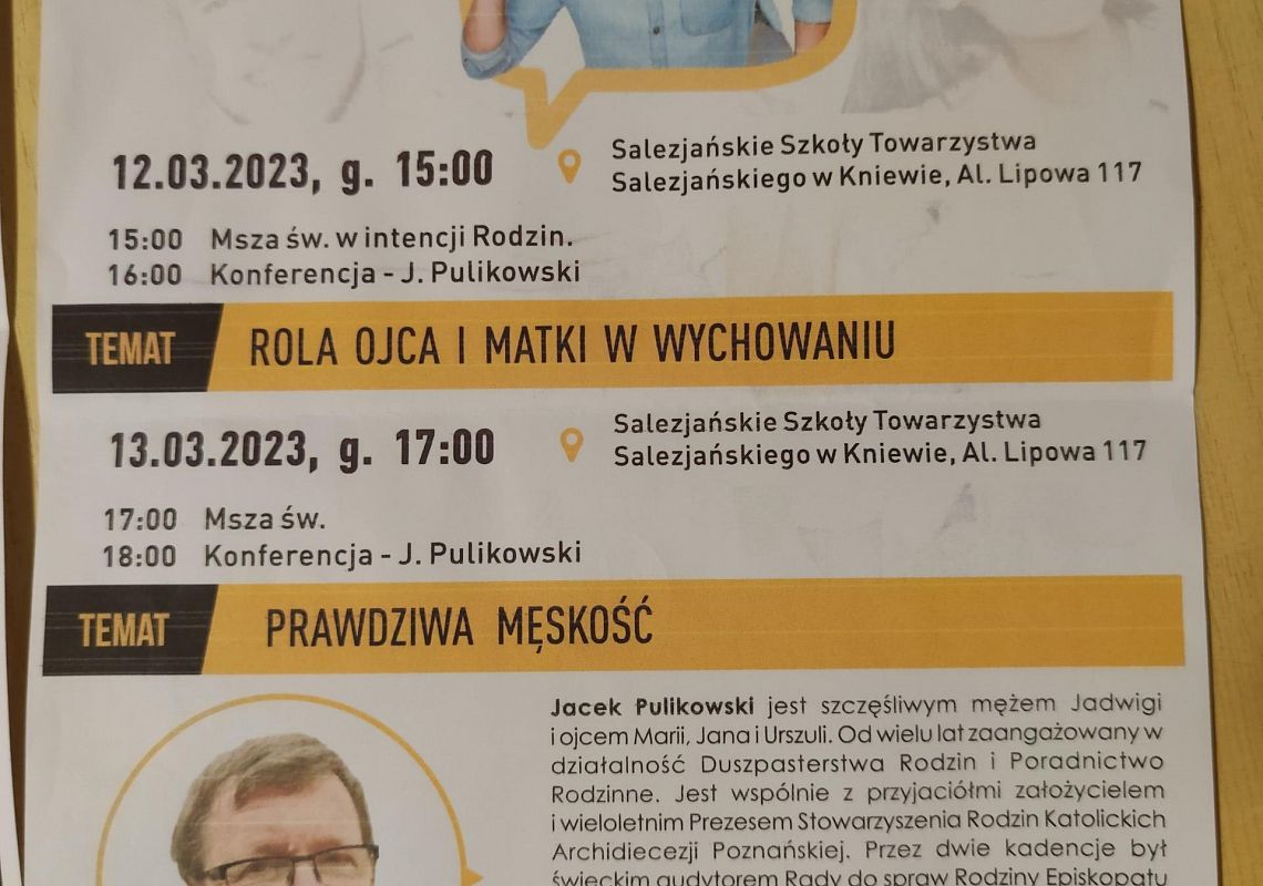 Zaproszenie na konferencję z dr Jackiem Pulikowskim