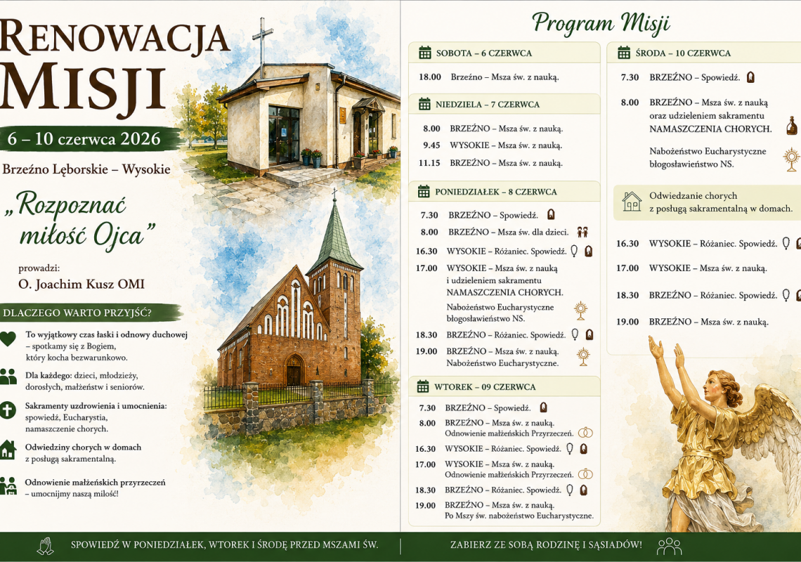Renowacja Misji Parafialnych