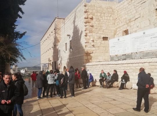 Betlejem przed Bazyliką Narodzenia Pańskiego