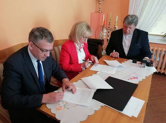 Podpisanie umowy ze Starostwem w Wejherowie w sprawie dotacji c.d.