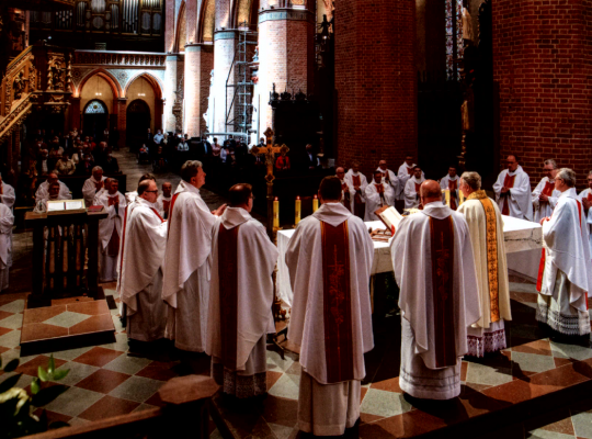 Obchody Srebrnego Jubileuszu Kapłaństwa w katedrze w Pelplinie