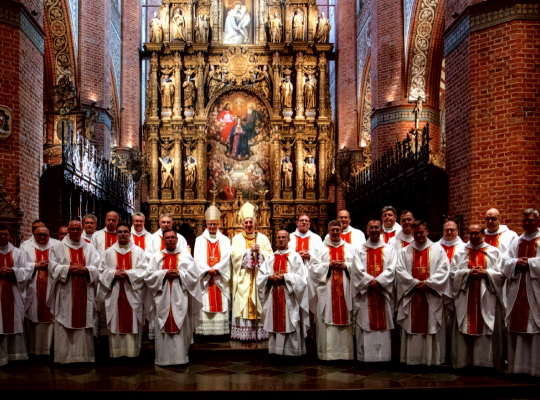 Obchody Srebrnego Jubileuszu Kapłaństwa w katedrze w Pelplinie