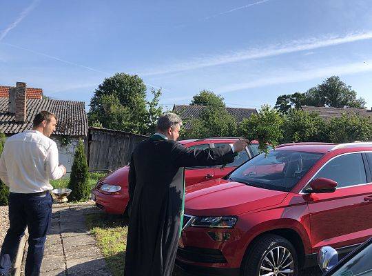 Akcja św. Krzysztof - 1 grosz za 1 km i poświęcenie pojazdów parafian