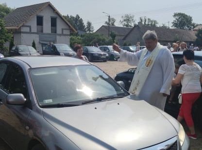 Akcja św. Krzysztof - 1 grosz za 1 km i poświęcenie pojazdów parafian