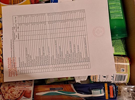 Parafianie w akcji "Paczka dla Ukrainy"