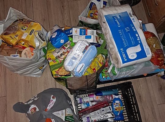 Parafianie w akcji "Paczka dla Ukrainy"