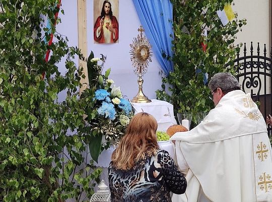 Procesja Bożego Ciała w naszej parafii