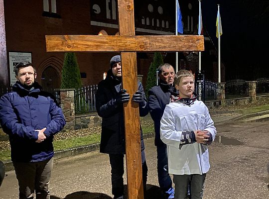 Droga krzyżowa ulicami Brzeźna Lęborskiego