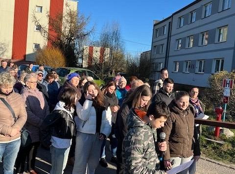 Droga Krzyżowa ulicami Brzeźna Lęborskiego.