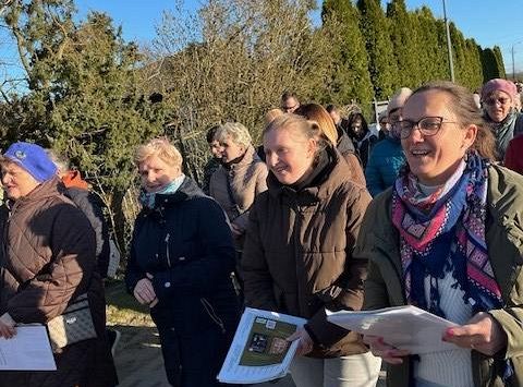 Droga Krzyżowa ulicami Brzeźna Lęborskiego.