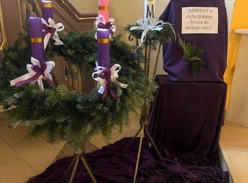 Adwent to ciche pukanie Jezusa do mojego serca.