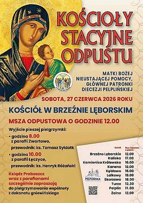 Odpust Parafialny - już w tą sobotę, 27 czerwca, godz 12.00